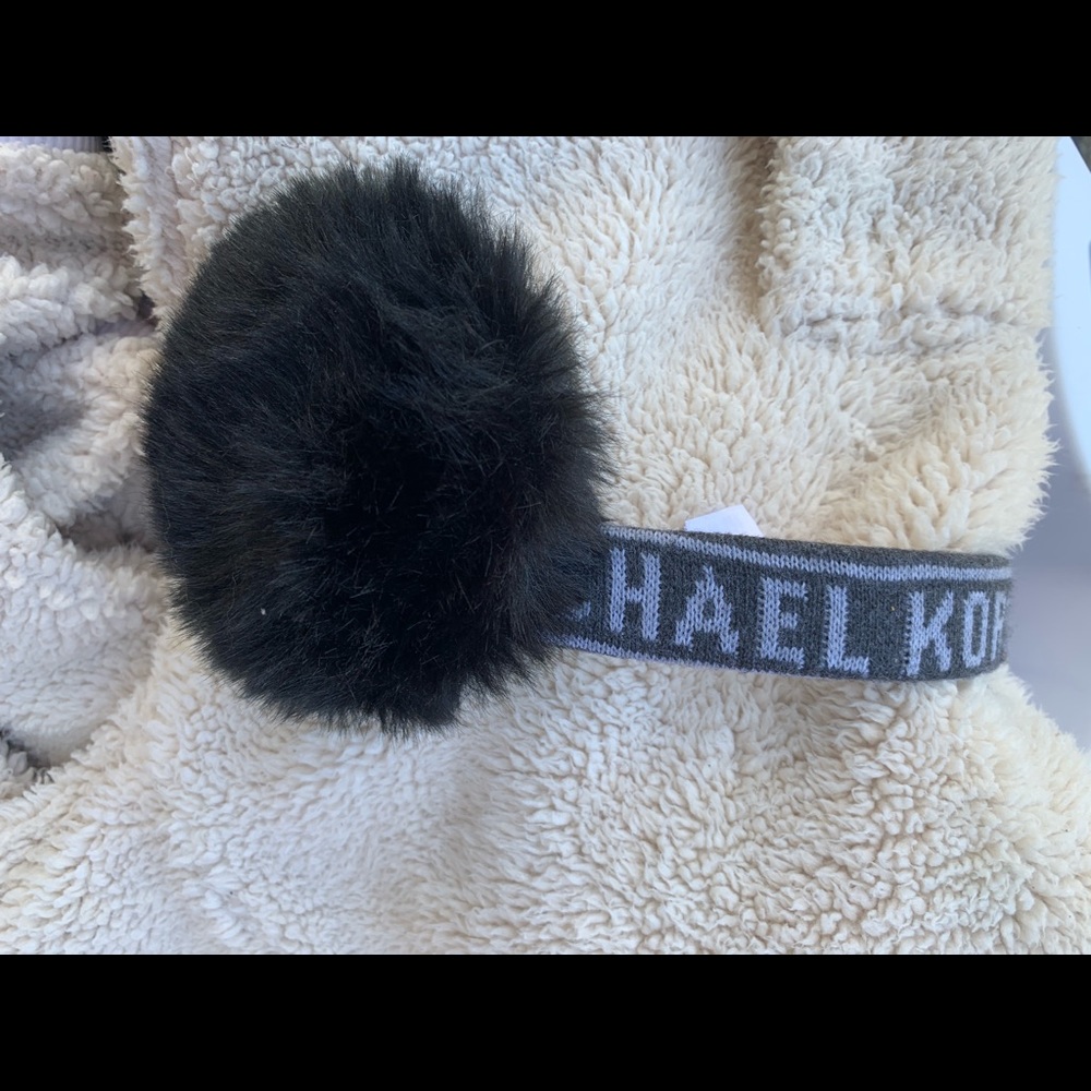 Black Puffy Ear Muffs